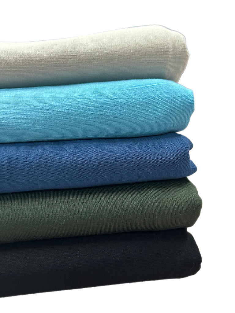Bamboo spandex knit solids