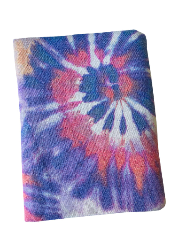 Dizzy tie dye purple peach and coral French terry knit - Sincerely Rylee