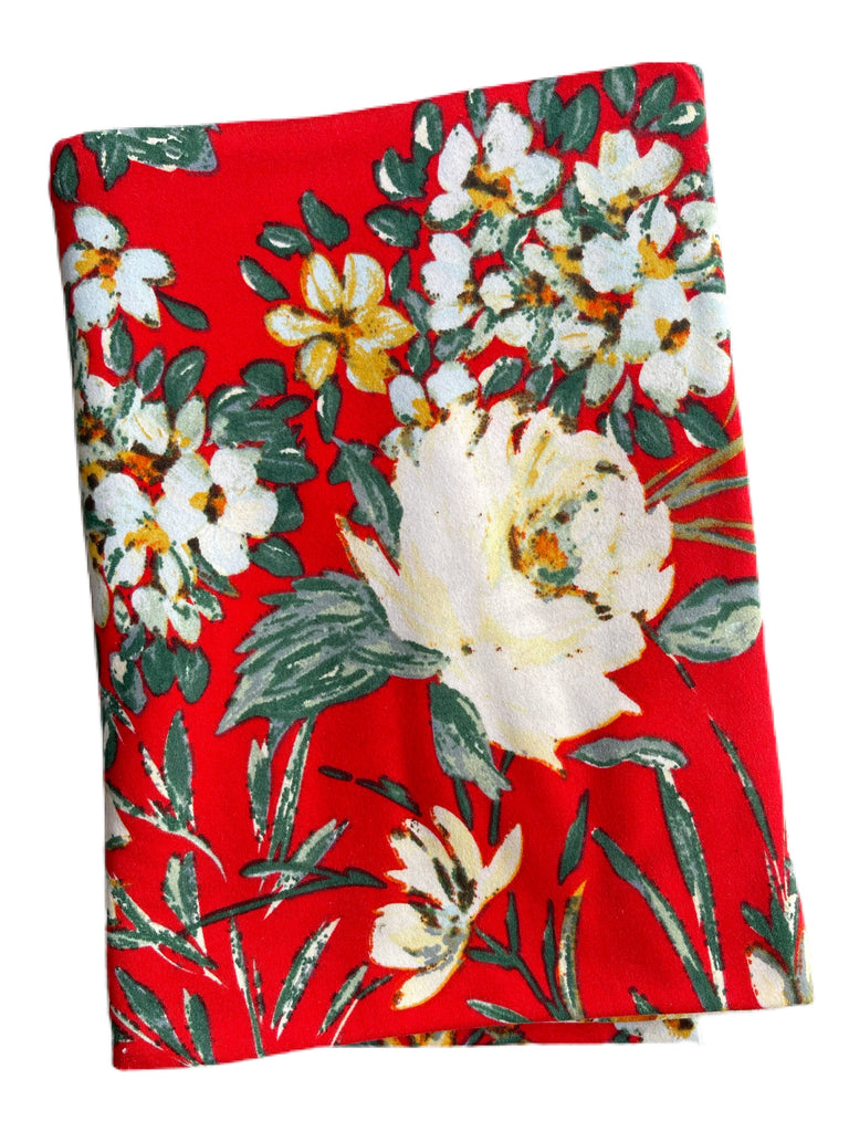 Debra floral brushed poly knit - Sincerely Rylee