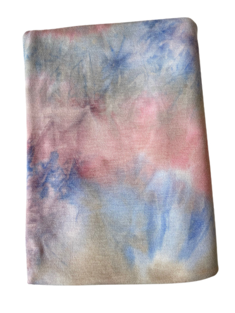 Pink tan blue tie dye knit French terry - Sincerely Rylee