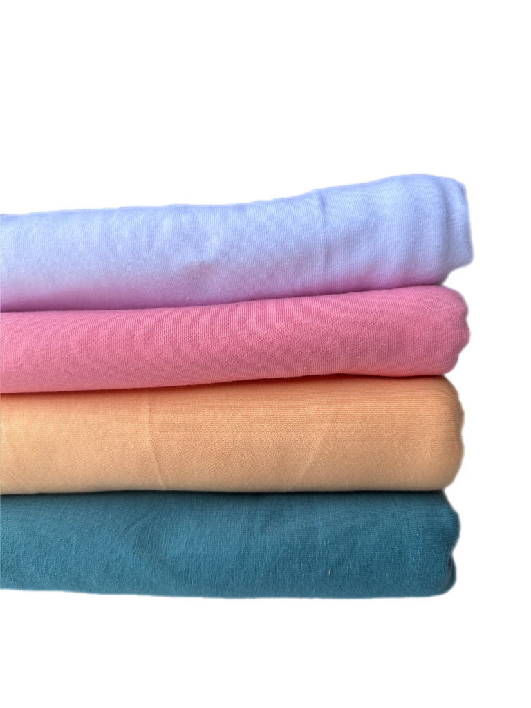 #1 cotton Lycra solid knit bundle 8 yards total