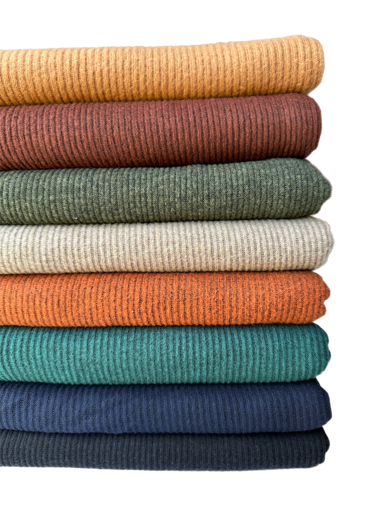 Fall Brushed sweater rib knits
