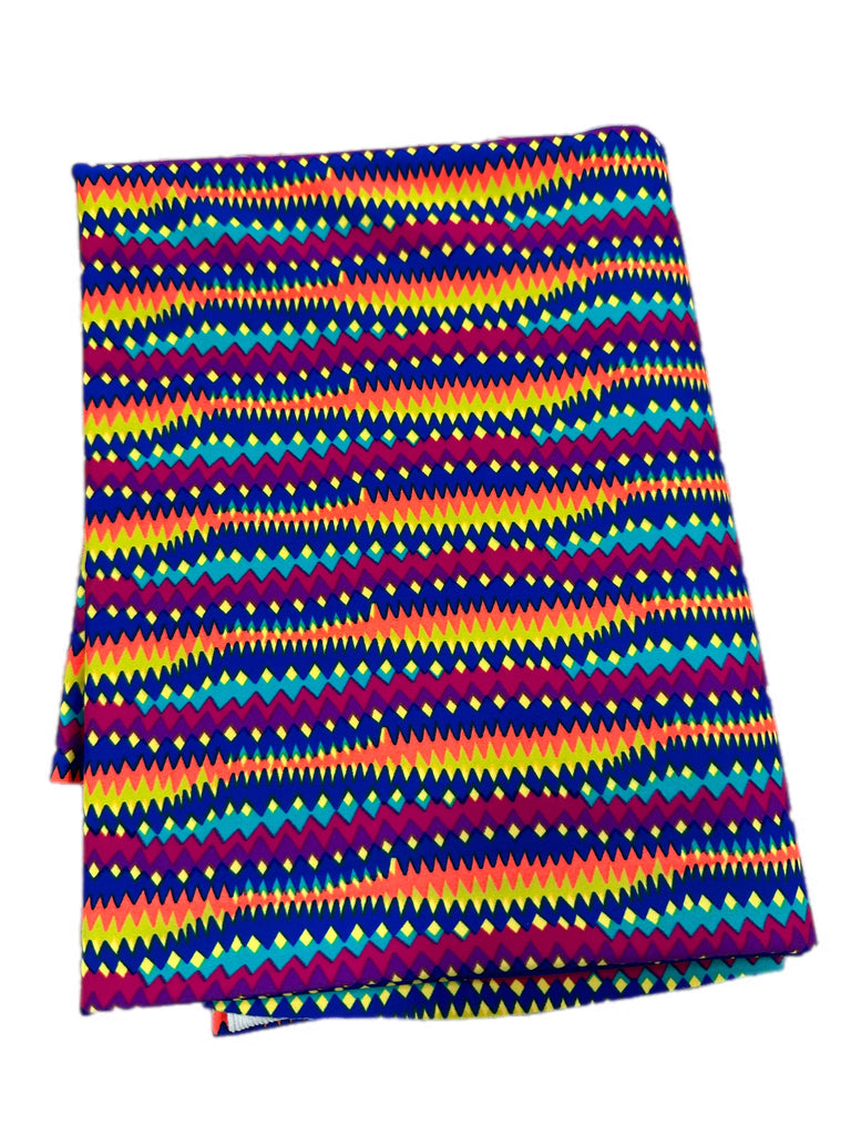 Squiggly lines swim knit