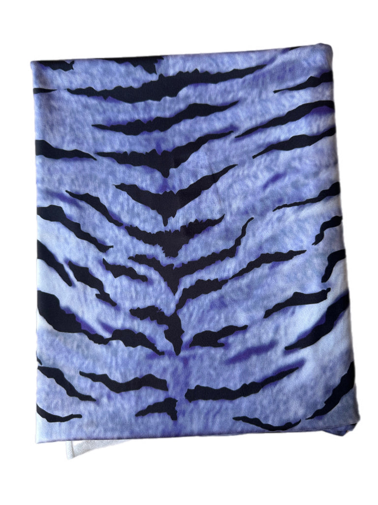 Blue zebra ity knit