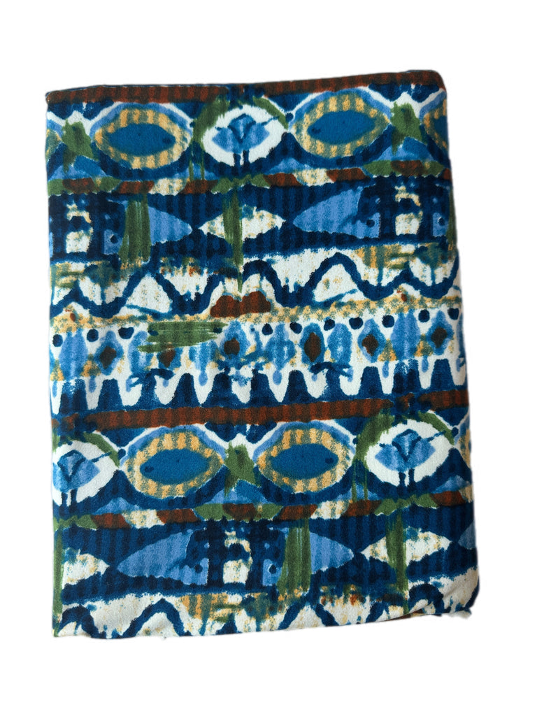 Sahara Sky brushed poly knit abstract