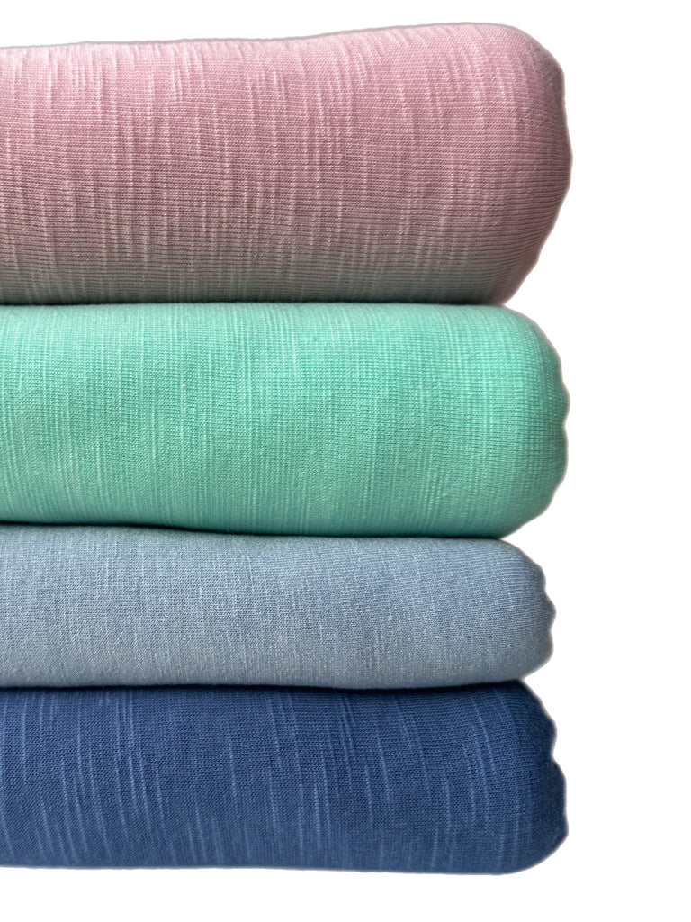 #6 misc heathered jersey knits 8 yards total