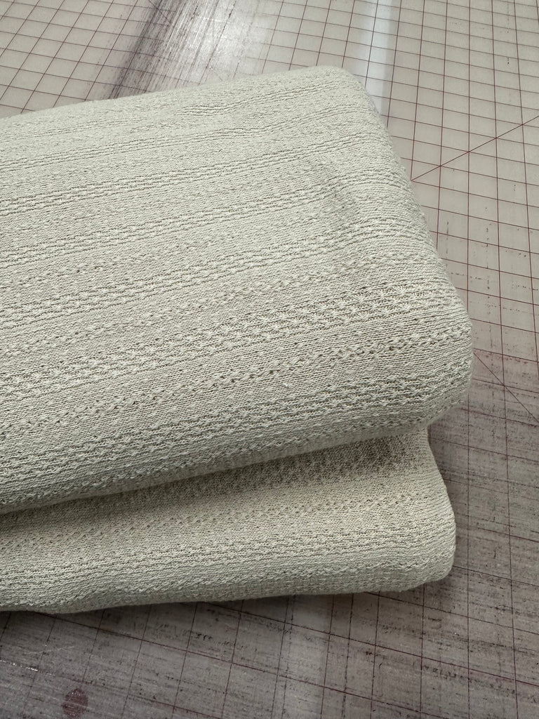 Cotton pointelle sweater knit 3 yard cuts