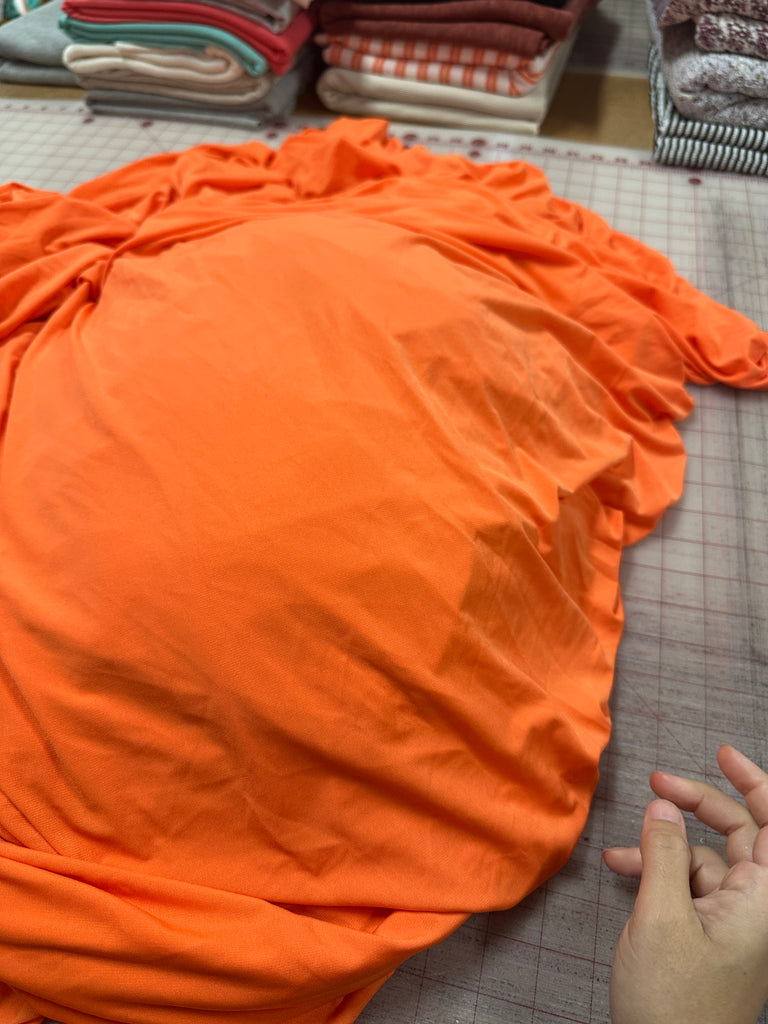 Pumpkin orange 🎃 ity knit