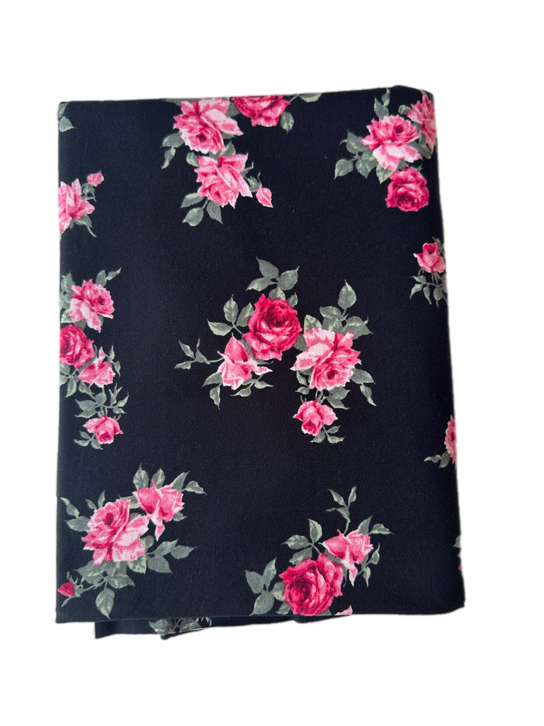 Juliet brushed poly knit floral