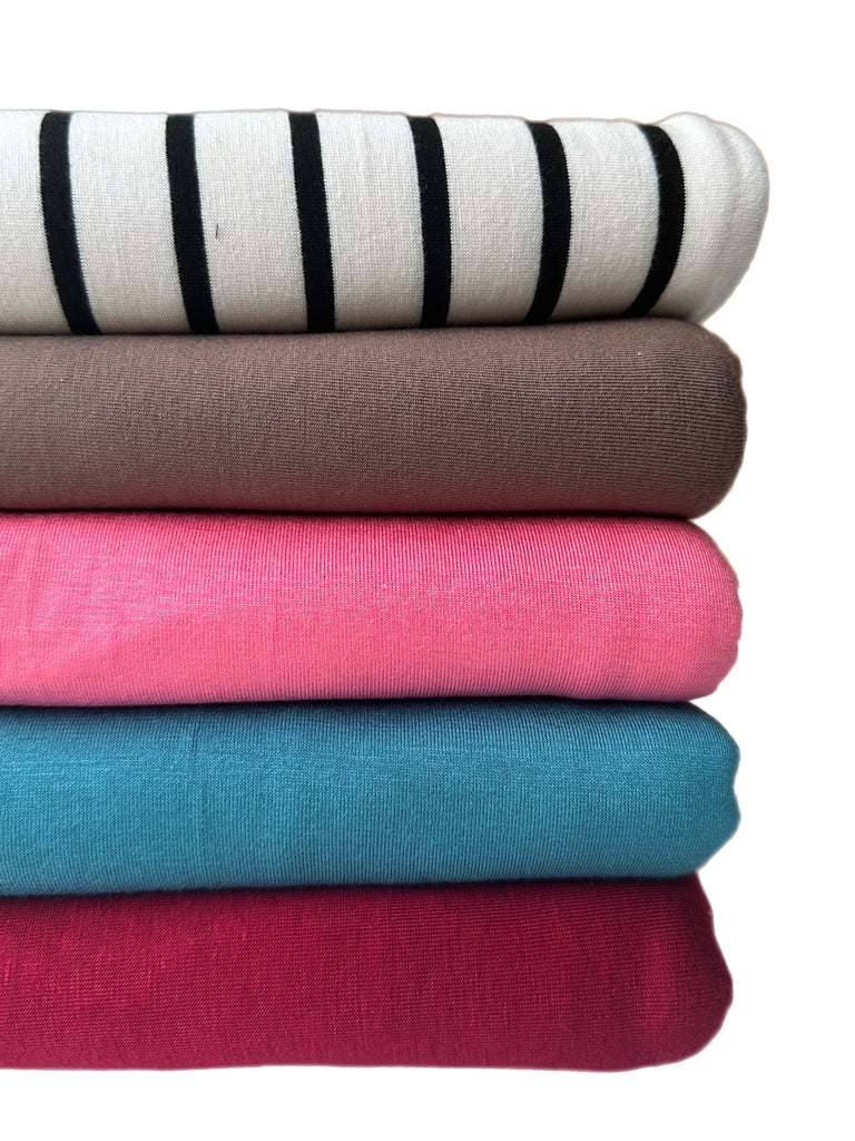 #1 rayon spandex knit bundles 8 yards total