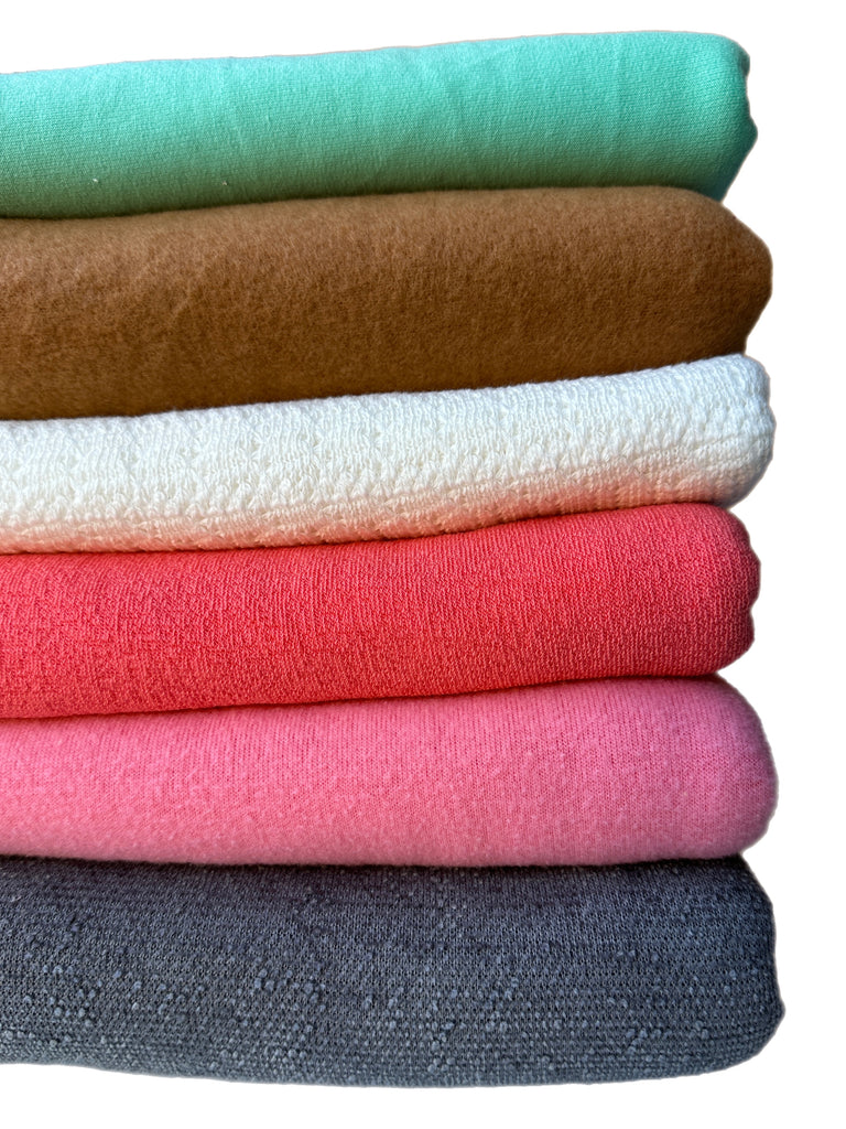 #4 sweater knit bundle 10 yards total
