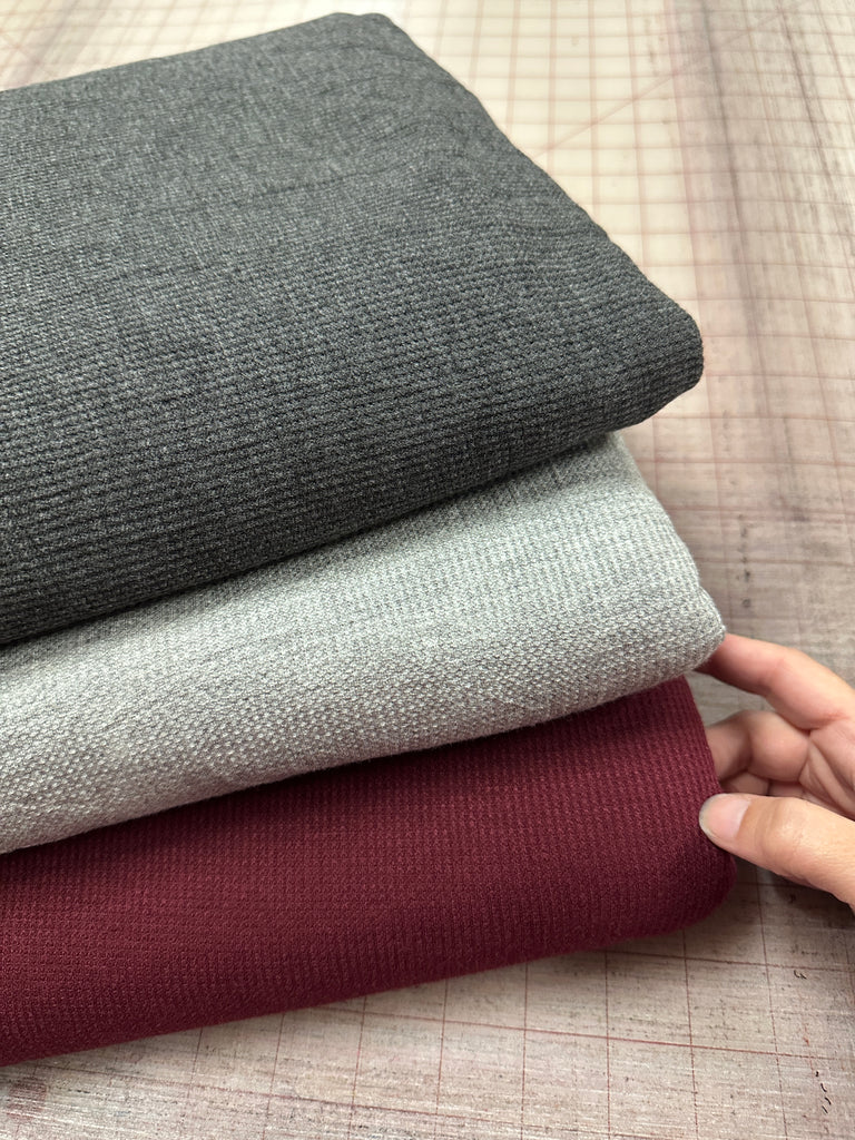 Thermal knit solids