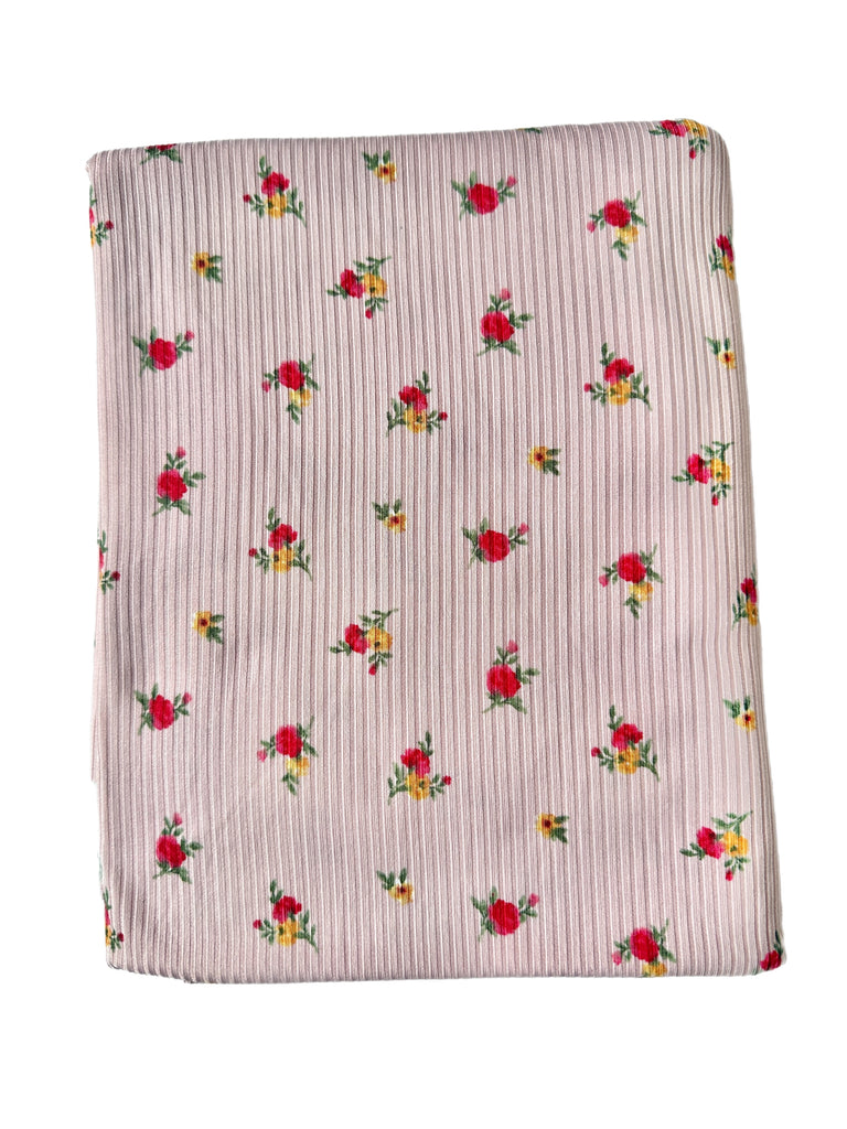 Petal Whispers Rib knit
