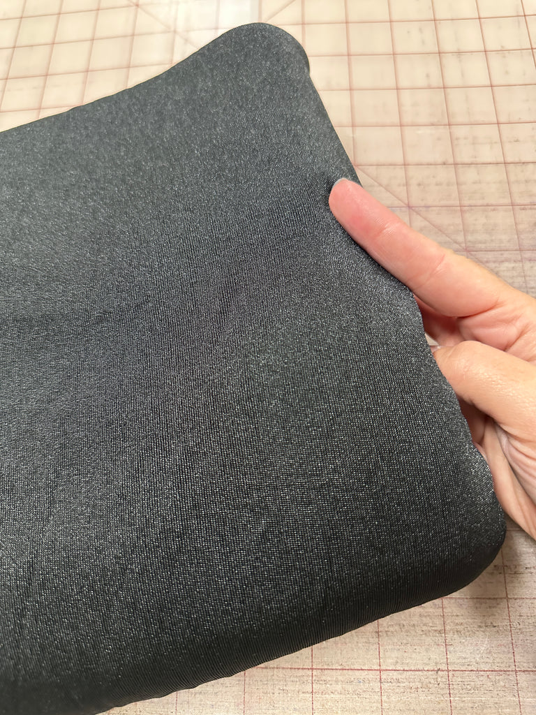 Black slinky knit 4 yard cut