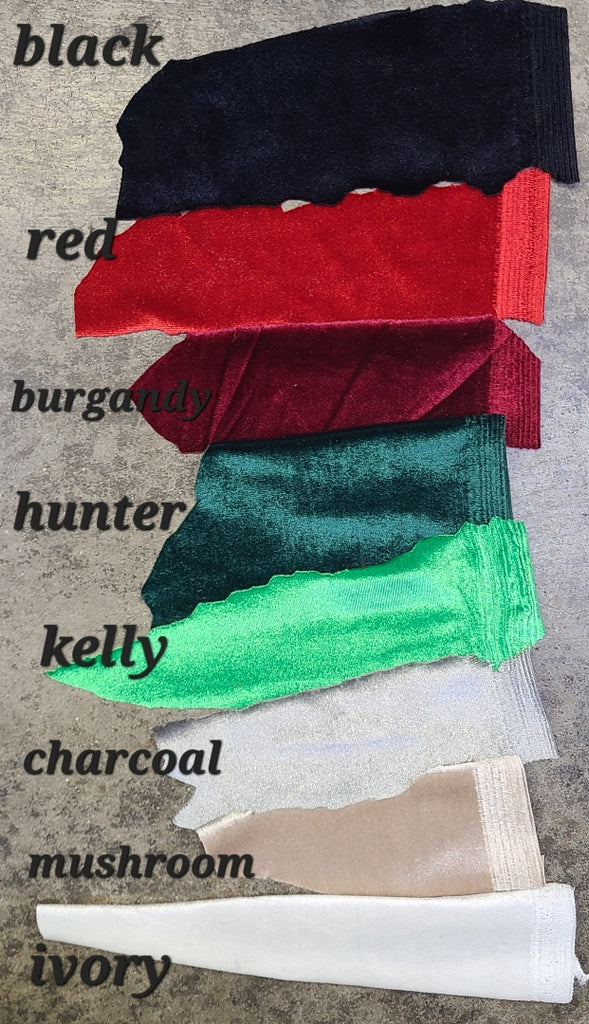 Holiday Stretch Velvet knit preorder