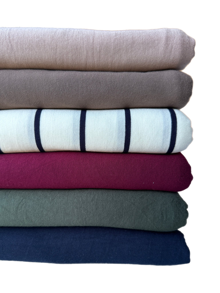 #8 rayon spandex knit bundle 10 yards total