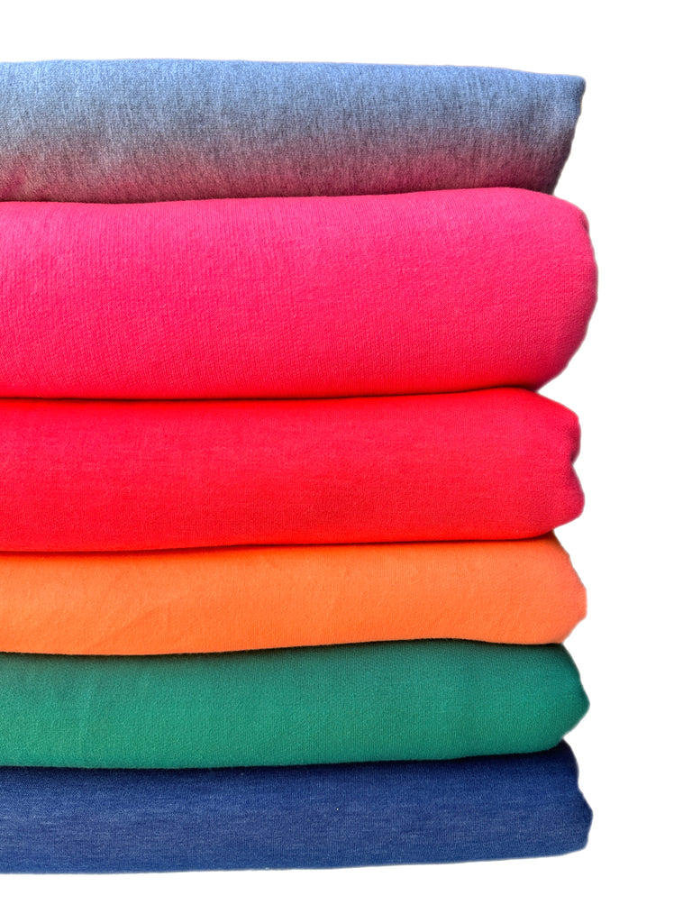 French terry knit solids