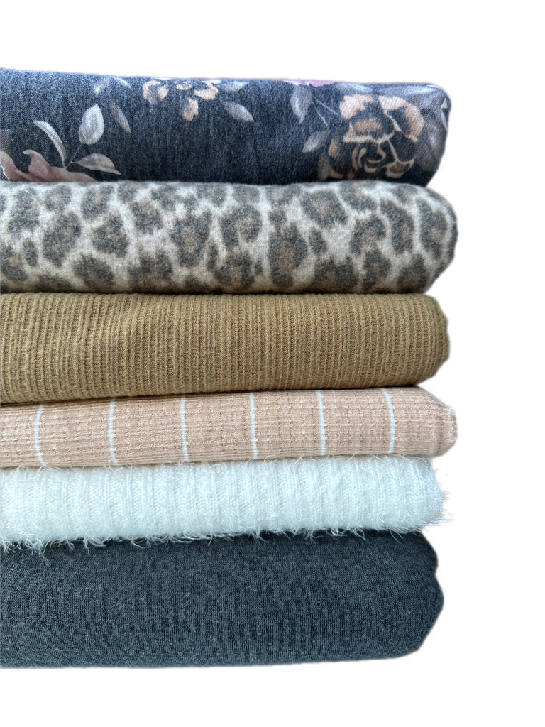 #17 sweater knit bundle 10 yards total