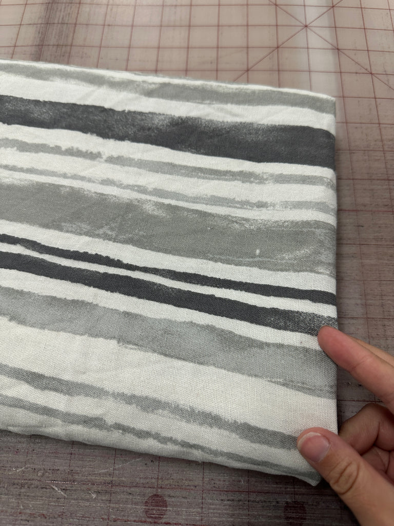 Rayon linen stripe woven 3 yard cut