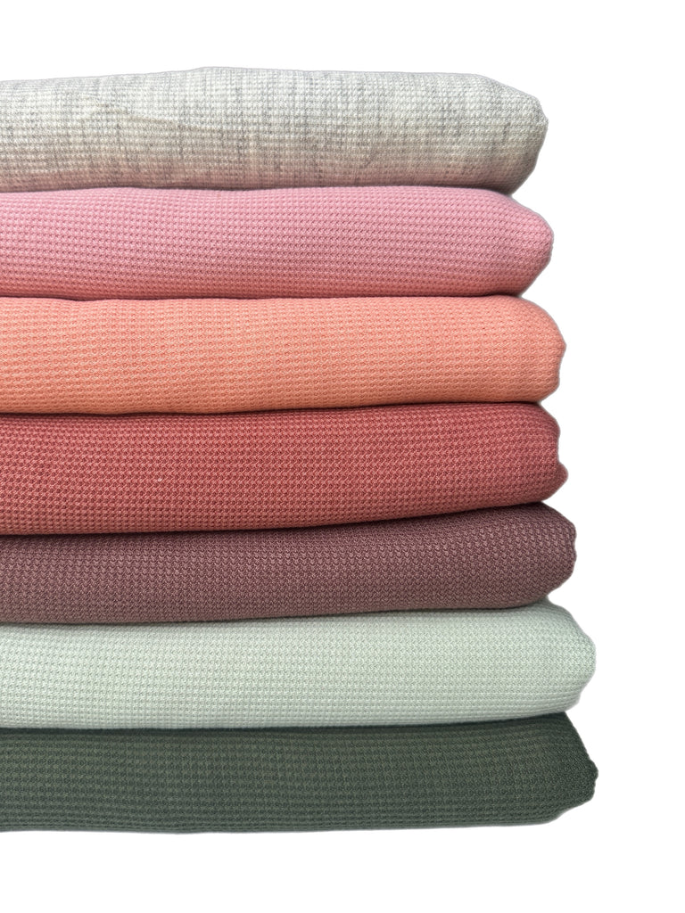 Thermal sweater knit solids