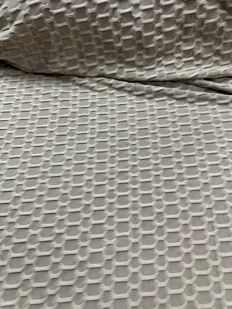 Taupe honeycomb knit