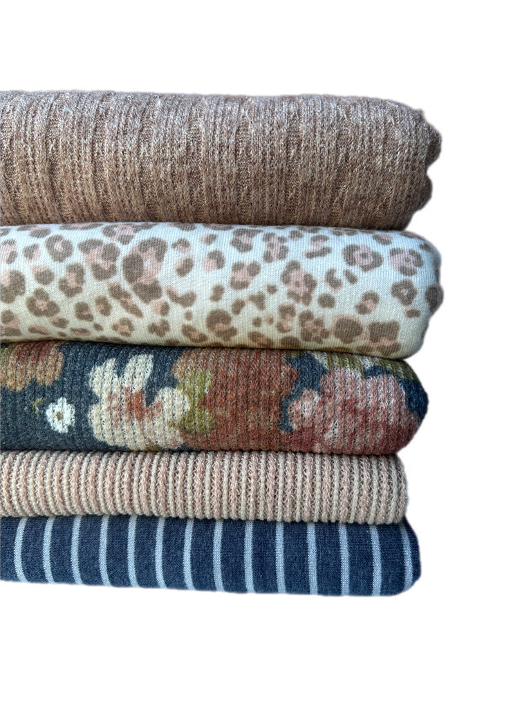 #6 sweater knit bundle 10 yards total