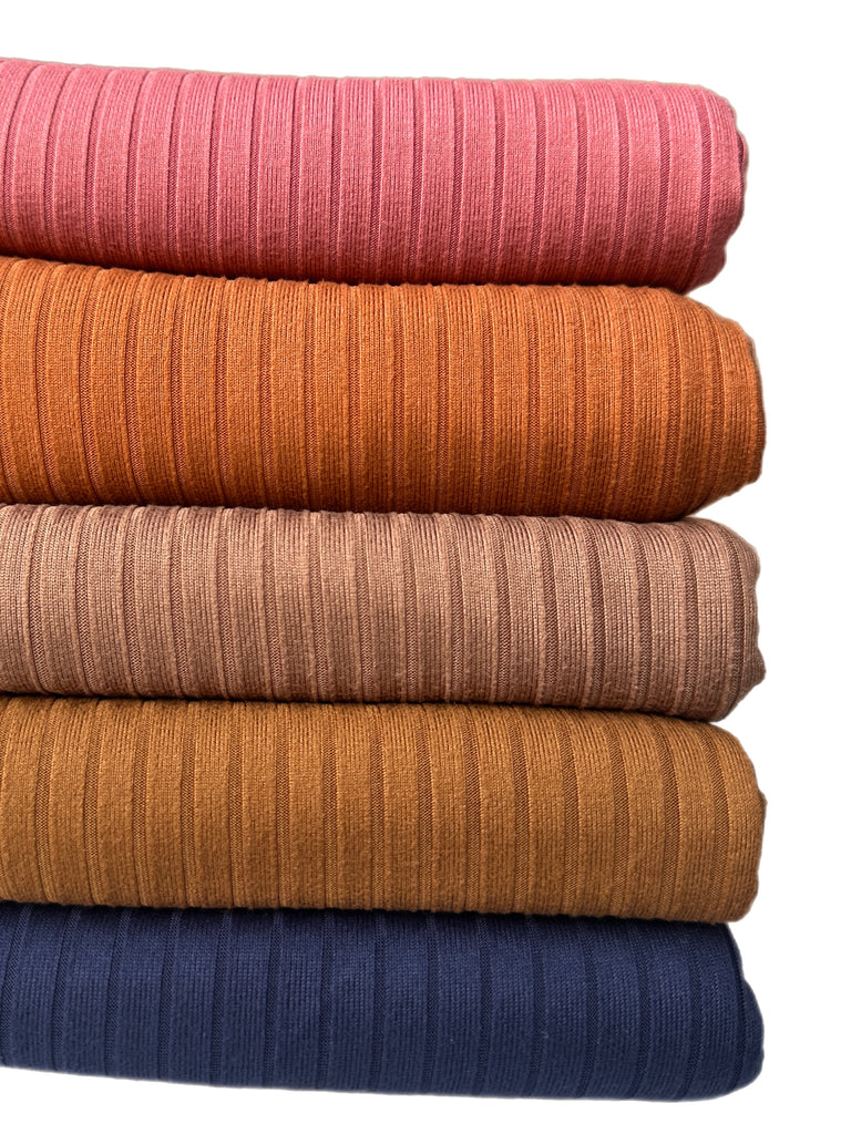 Brushed yummy rib knit solids