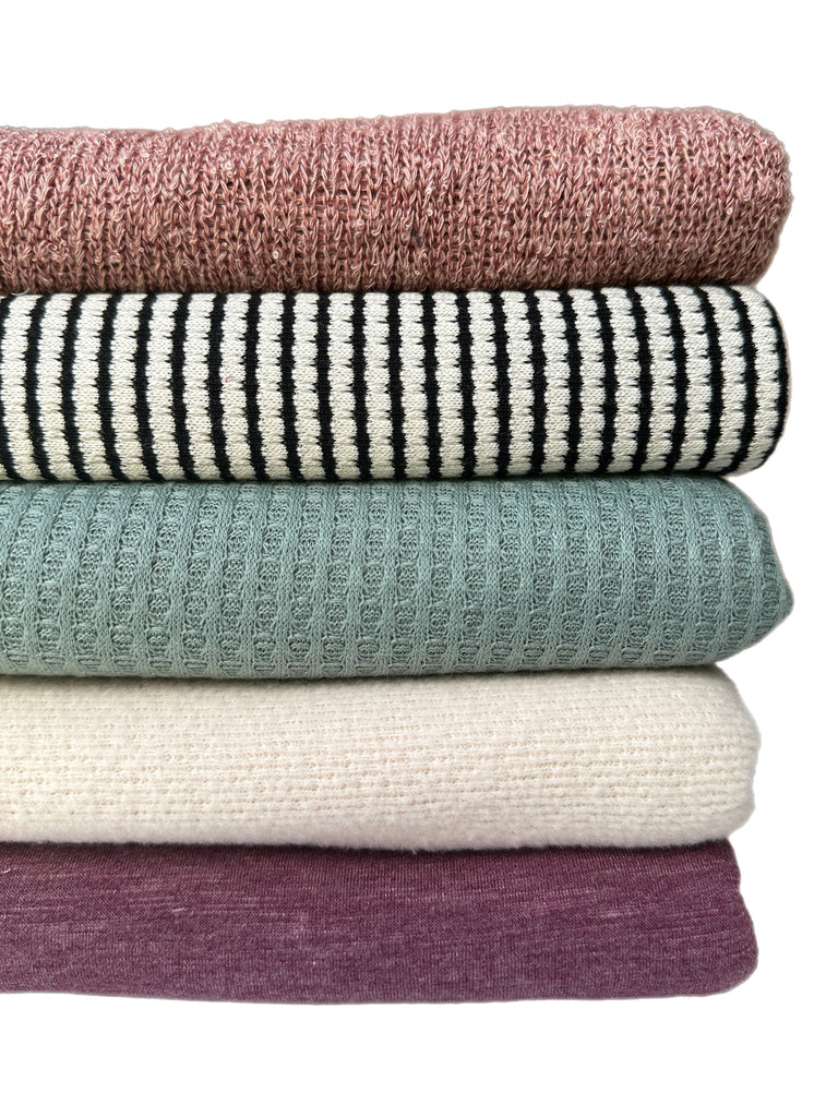 #5 Sweater Knit Bundle 8 yards total